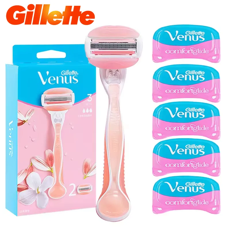 Gillette Venus Women Razor Female shaver with lubrication protection device, for positions such as legs, genitals, armpits, etc