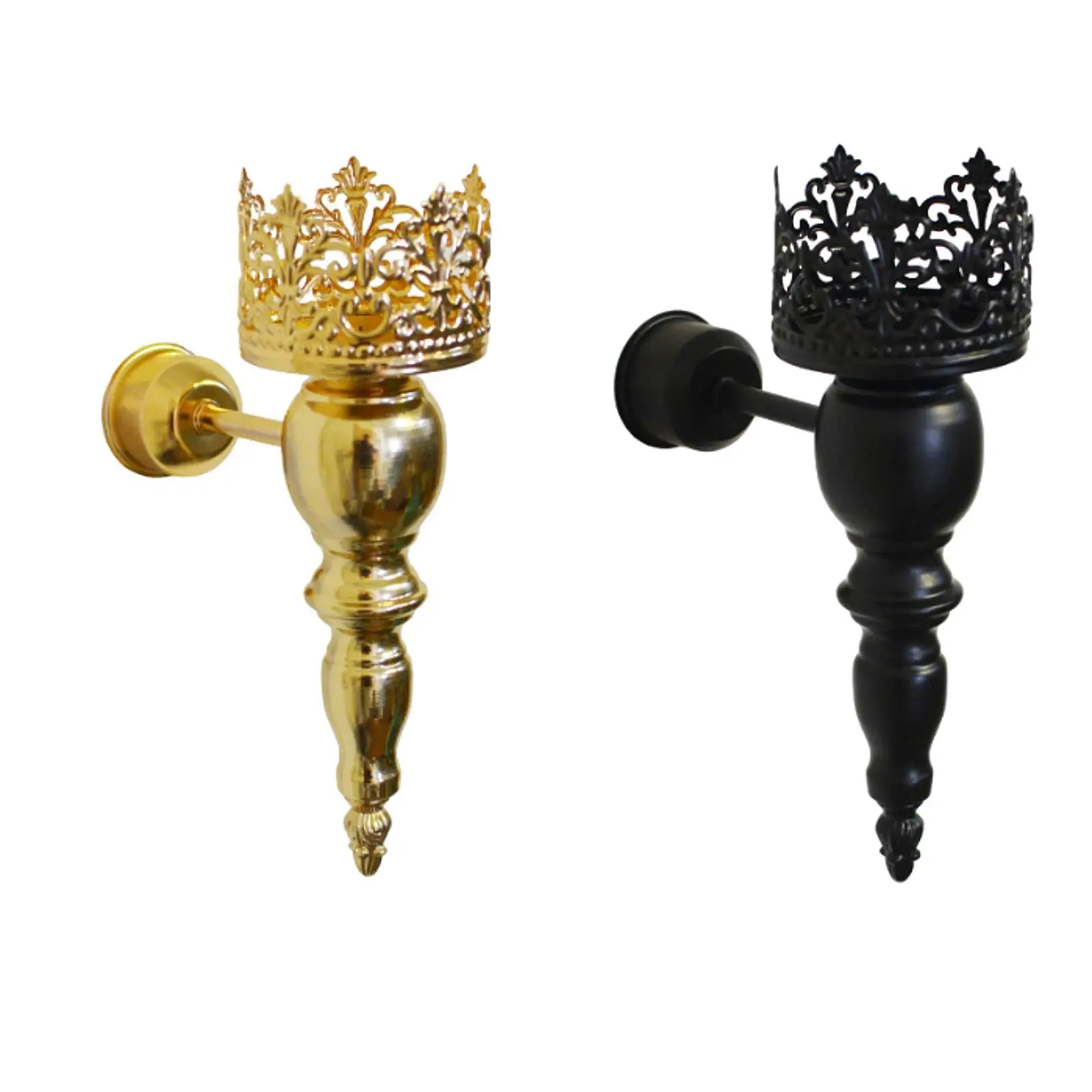 Wall Candle Sconce Holder Wall Ornament Unique Centerpiece Decorative for Pillars Bedroom Tealight Candles Bathroom Fireplace