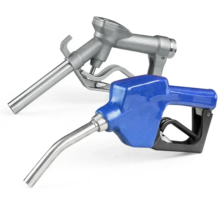 

Gas Station Auto Fuel Manual Nozzle Curved Spout Self-priming Spill-free Gun Refuel Transfer Pump