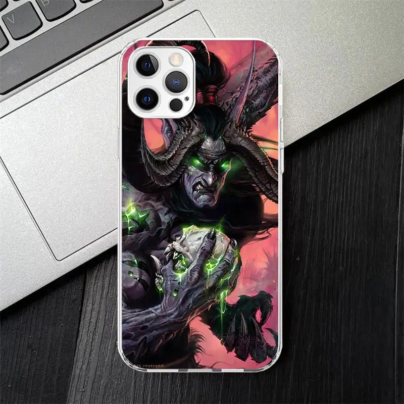 W-World Of W-Warcraft W-Wow Soft Silicone Phone Case For Apple iPhone 11 14 15 16 Pro 12 13 Mini XR X XS Max 7 Plus 8 + Fundas C