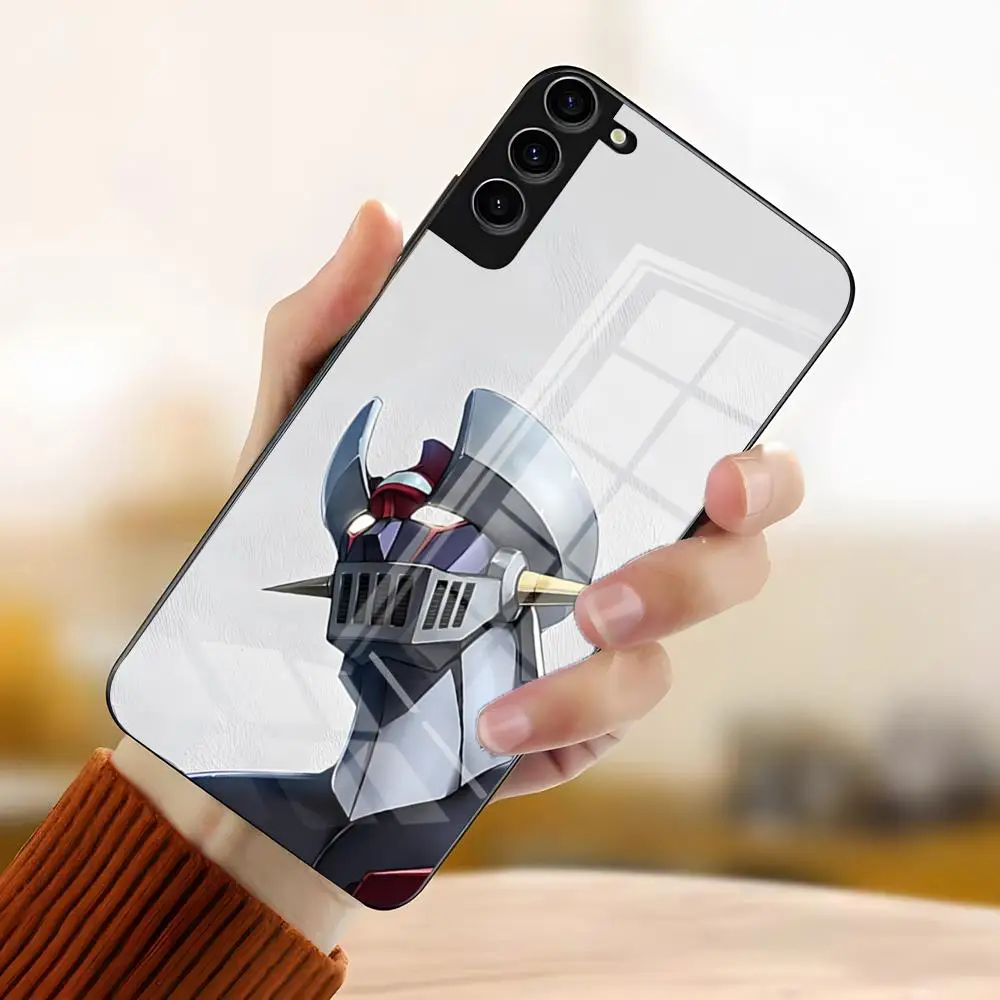 Funda de teléfono Mazinger Z Robot para Samsung S26 S25 Plus S20 S20 Plus S22 Ultra S23 FE S21 Plus S21 Ultra, cubierta de cristal