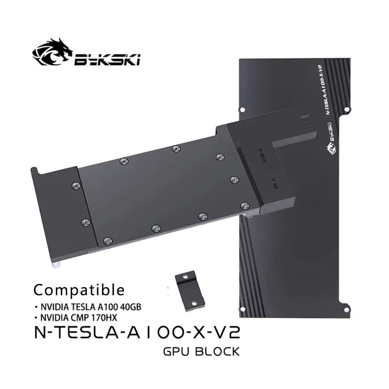 

Bykski GPU Water Cooling Block For NVIDIA TESLA A100 40GB / NVIDIA CMP 170HX Graphic Card,VGA Block,VGA Cooler N-TESLA-A100-X-V2