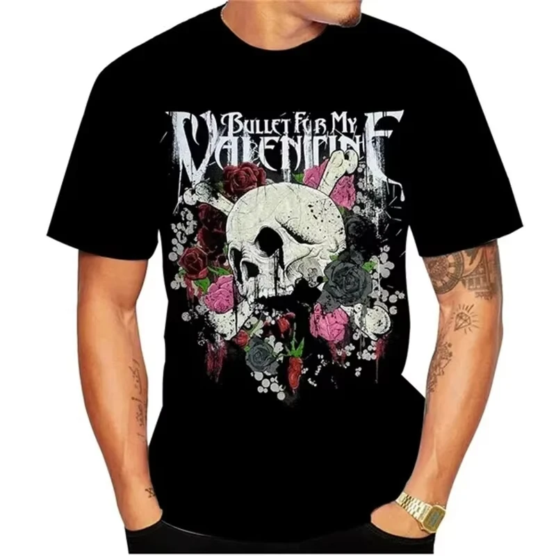 2026 Y2K T‑Shirt Kids Adults Vintage Distressed Skull Rose Print  Aesthetic Hip Hop Oversized Short Sleeve Crew Neck Casual Tops
