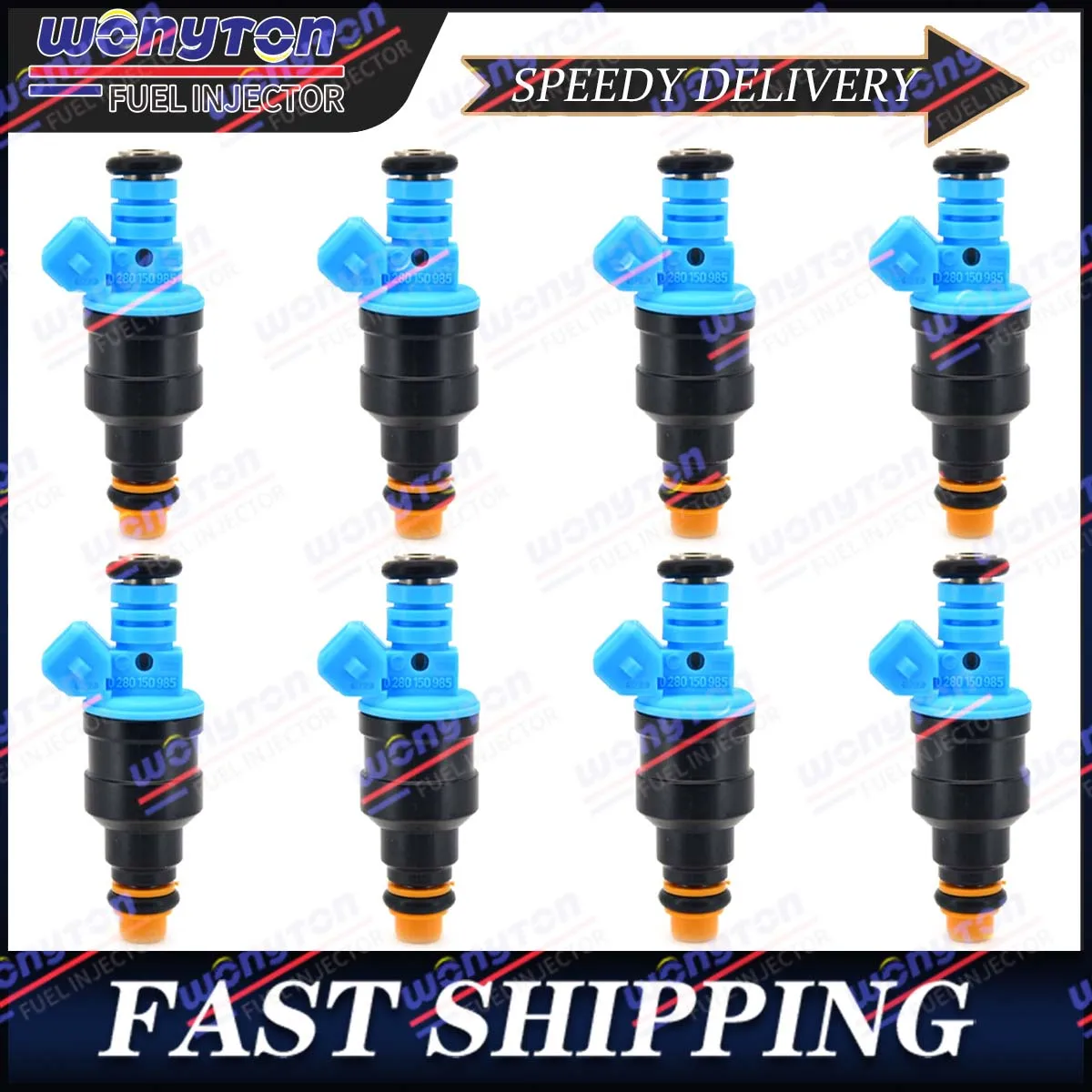 

6Pcs Brand New FUEL INJECTORS 0280150985 FOR ASTON MARTIN DB7 96-99 L6 AJ6 3.2 SUPERCHARGED