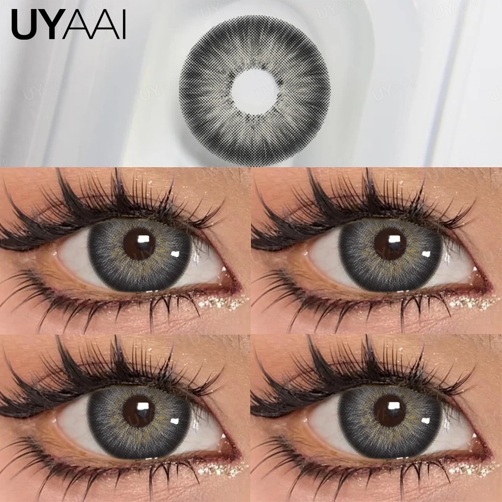 UYAAI NEUE Farbige Kontaktlinsen Beauty Blue Colorcon PATTAYA Serie Natürliche Braune Linsen Kosmetische Colorcon Beauty Soft Green Pupillenlinsen – Detail 16