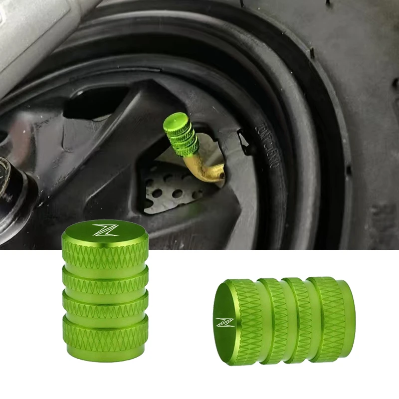 

Motorcycle Wheel Tire Valve Cover Cap Plug CNC Accessories With Logo Z For KAWASAKI New Z400 2019 Z900 Z1000 Z800 Z750 Z300 Z650