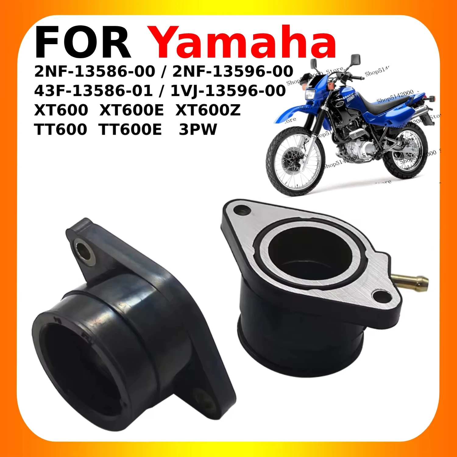 

Впускной коллектор карбюратора для Yamaha XT600 3PW XT600E XT600Z TT600E TT600 2NF-13586-00 2NF-13596-00 43F-13586-01 1VJ-13596-00