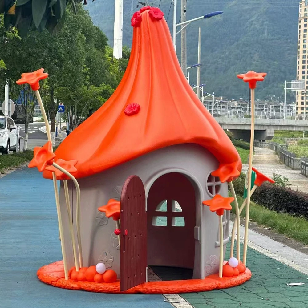 Outdoor plastic house. Gypsy home game house