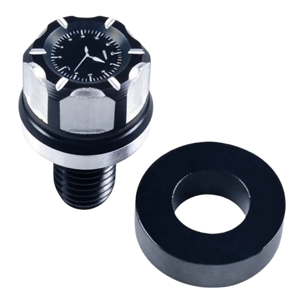 Mirror Hole Screws Aluminum Rear View Mirror Aluminum Alloy Material Blue M10 Positive Green M10 Positive For Most Motorbike