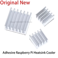 3PCS Adhesive Raspberry Pi Heatsink Cooler Pure Aluminum Heat Sink Set Kit Radiator For Cooling Raspberry Pi 2 B