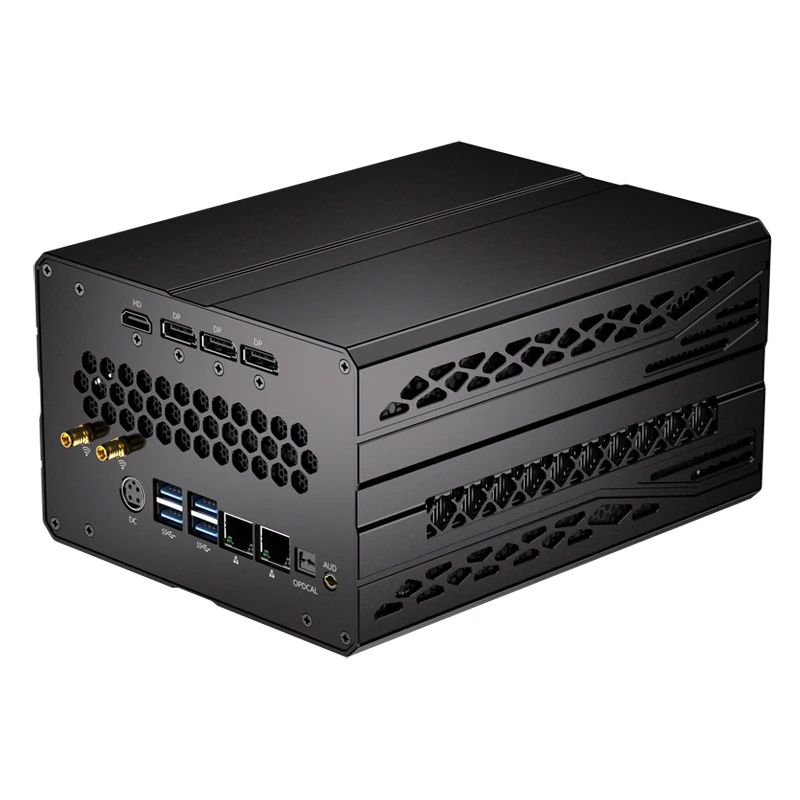 Gaming Dedicated Mini PC RTX4060 RTX5060 8G Intel i9 14900F i7 14700F i5 12400F 4xDisplay 2xHD 2xDP WiFi6E RTX3060 12G Computer - view 2
