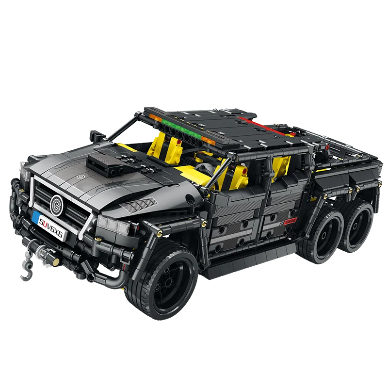 ตัวต่อ GEVINST รุ่น Black King of Pickups 6X6 รถบังคับวิทยุออฟโรด จำนวน 2162 ชิ้น ของเล่นเด็กผู้ชายและวัยรุ่น ของขวัญสำหรับผู้ใหญ่