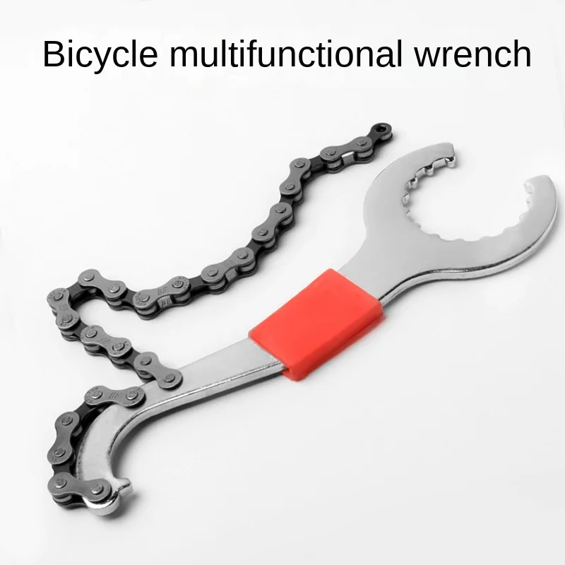 3 in 1 multifunctional Bike Chain Repair Wrench Freewheel removal Wrench For MTB Road Bike Bicycle Repair Tools Bracket Remover
