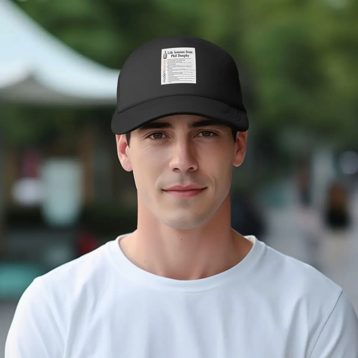 Lecciones de vida Phil Dunphy Gorras de béisbol de malla Snapback Sombreros de béisbol de moda Casqueta casual transpirable al aire libre