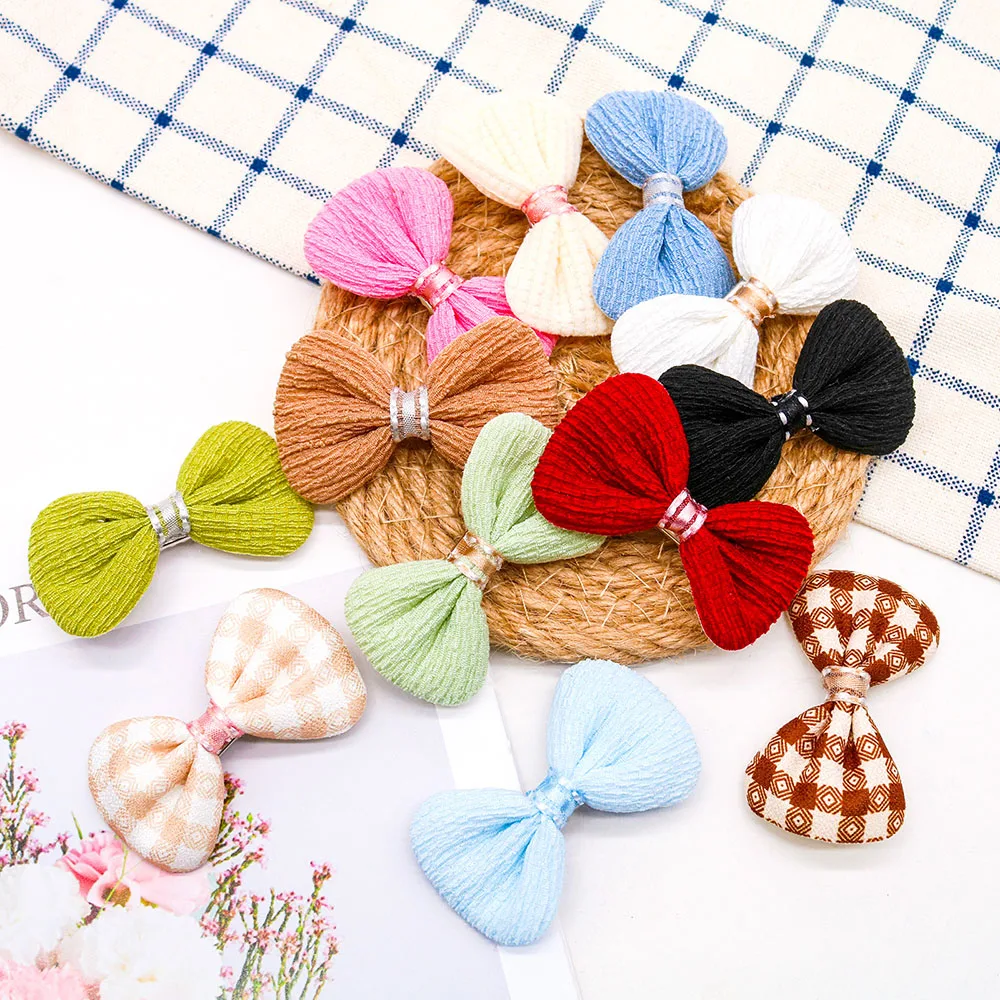 30PCS Handmake Pet Cat Dog Bow Hairpin Cute Hair Clips for Small Dogs Headwear Dog Grooming Accessories Pet Supplies