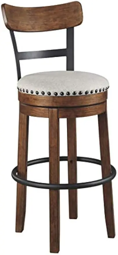 30" Farmhouse Pub Height Barstool, Bro