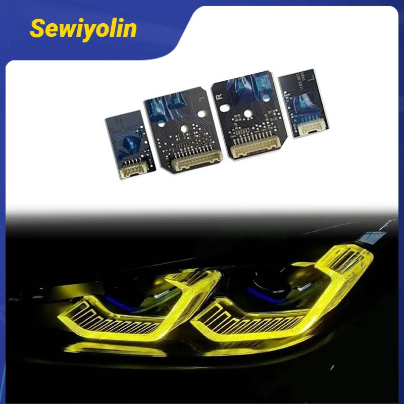 

Car Accessories Part DRL Boards CSL Style Upgrade for BMW G8X G80 M3 G82 M4 G22 M4 Yellow LED Headlights (2021 - PRESENT LASER)