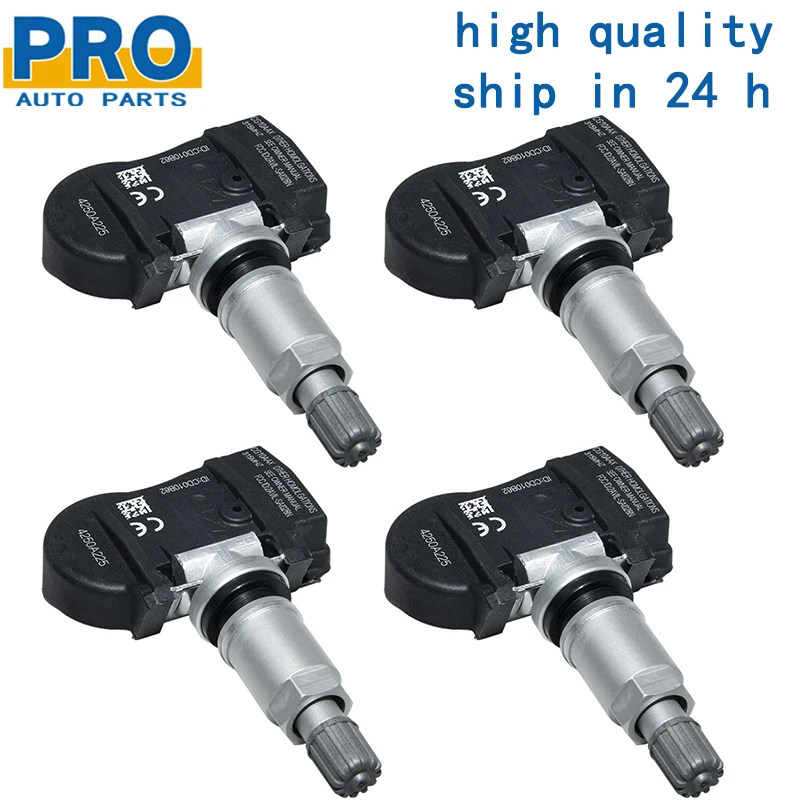 

4pcs 56053030AB 4250A225 315MHz TPMS TIRE PRESSURE SENSOR Tire Pressure Sensor FOR 2006-2018 Mitsubishi Lancer Outlander Sport