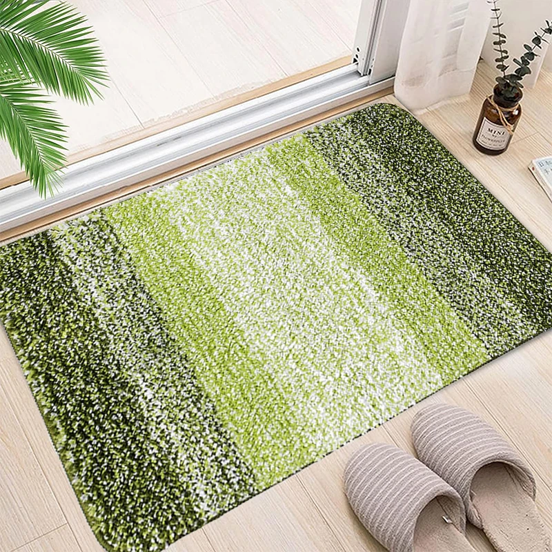 Plush Floor Mats Absorbent Non-Slip Bathroom Rugs Bedroom Living Room Doormats Fluffy Floor Mats Bathtub Mats Home Decor