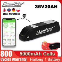 ChamRider Hailong 1 Battery 36V Electric Bicycle Bike 20AH Ebike Battery Lithium Battery 500W 1000W 1500W 30A BMS