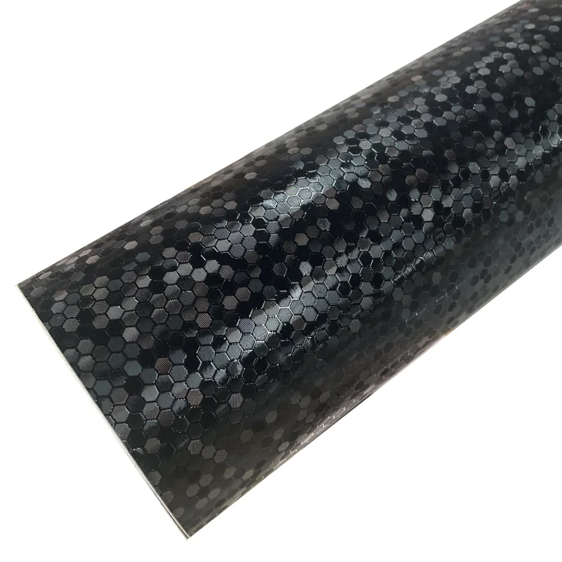 قسط 3D الأسود العسل محكم الفينيل التفاف لفة ذاتية اللصق سيارة ملصق مائي التفاف #3