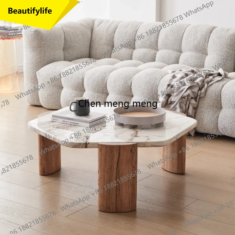 

A16 Wood Industrial Coffee Table Kitchen Japanese Nordic Bedroom Unique Side Table Center Dinner Couchtisch Entrance Hall Furnit