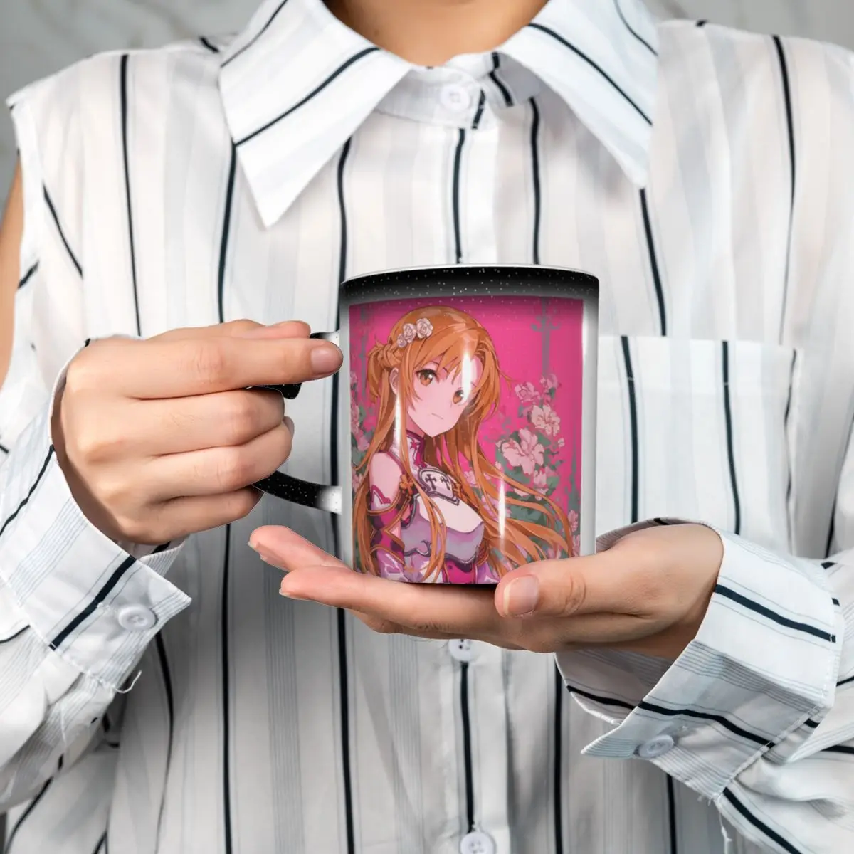 Sword Art Online Mug Funny Ceramic Coffee Cups Tea Mugs Milk Cup Drinkware Gifts for Woman Man
