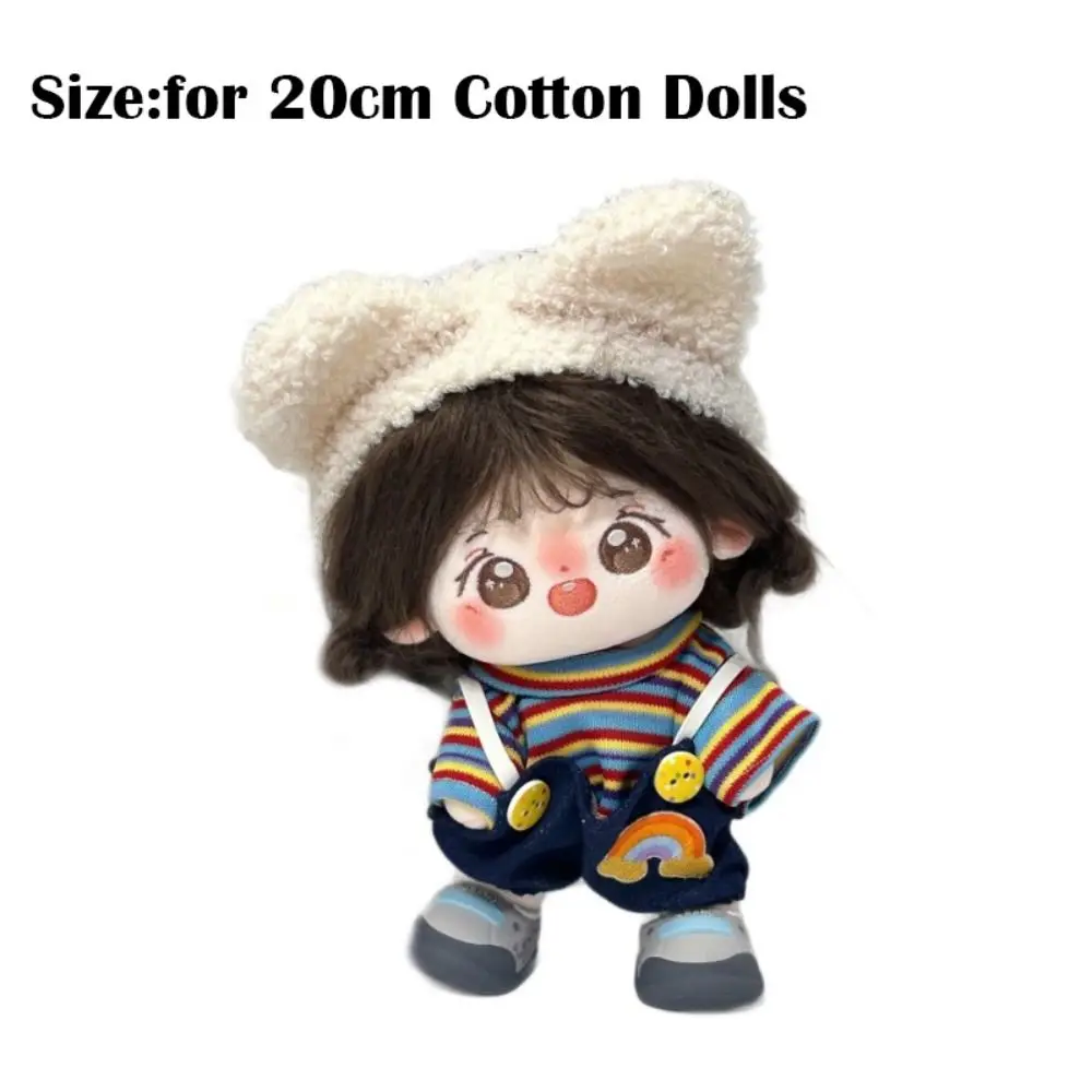 Fashion DIY 20cm Dolls Clothing Set Cartoon Colorful Doll Clothes Cute Miniature Dress Suit BJD Doll