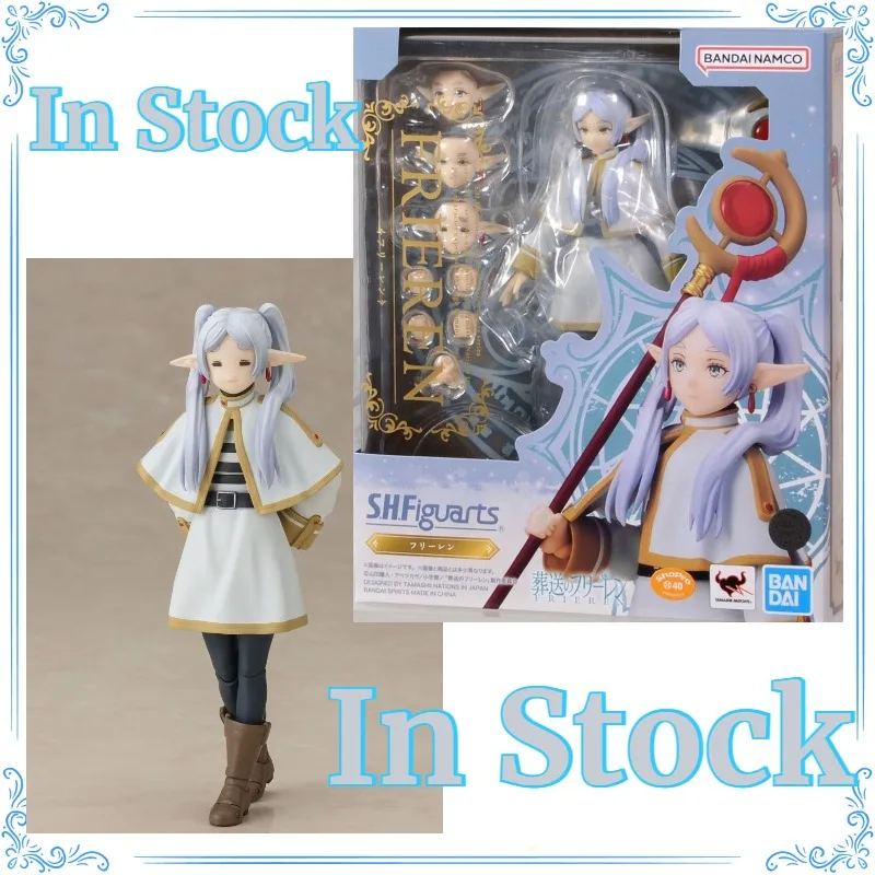 

In Stock BANDAI SPIRITS S.H.Figuarts Frieren Beyond Journey's End Frieren Action Figures Model Toys Figures Anime Characters