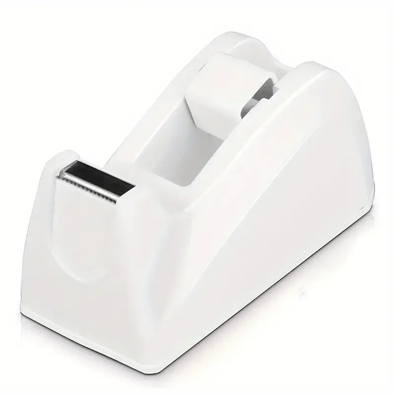 Imagem -06 - Dispensador de Fita sem Esforço Pieceaging Cortador de Portátil Antiderrapante Escritório Papelaria Titular Branco Compacto Aço Inoxidável