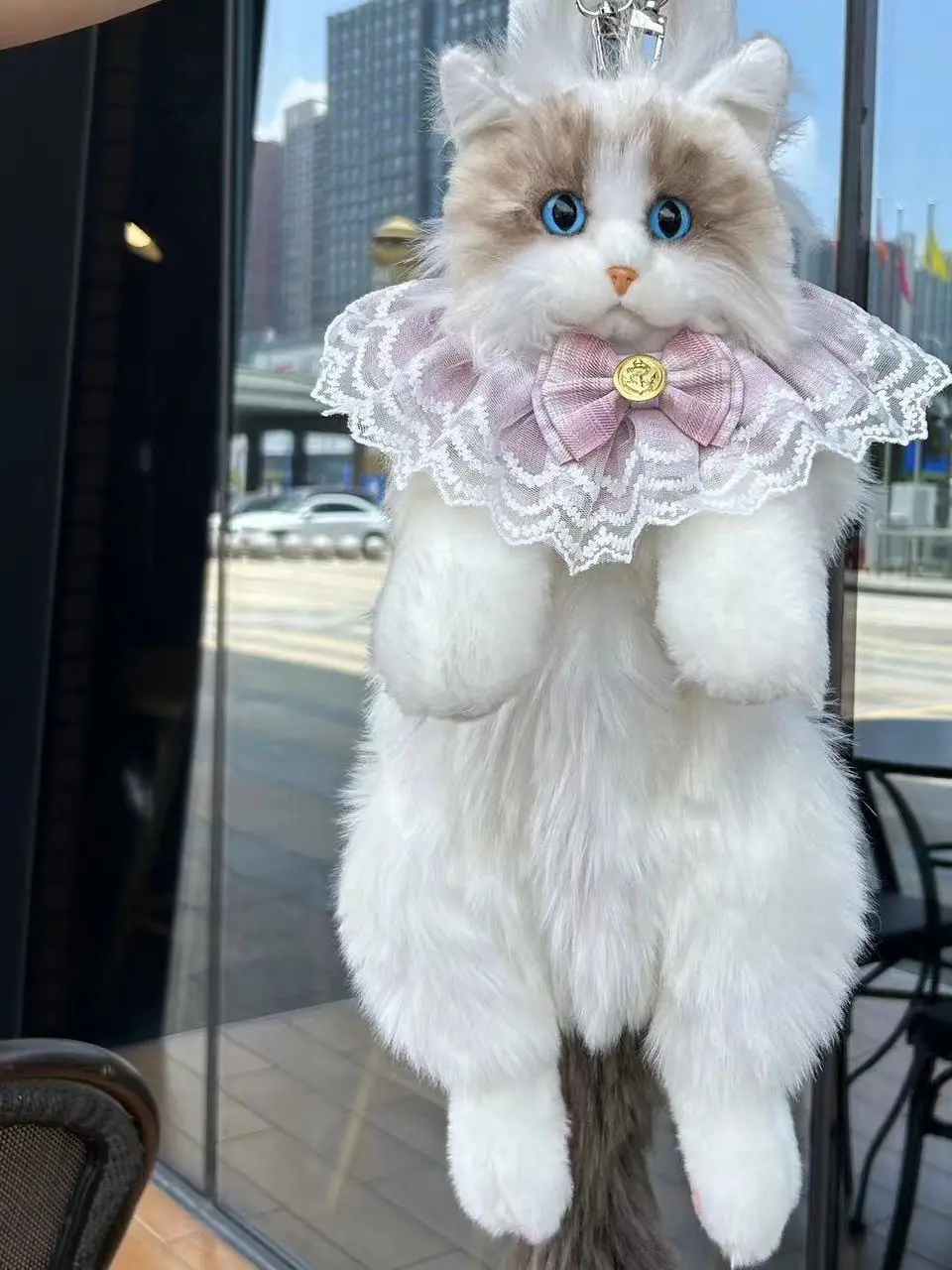 

Reatic Bapa Doll Plu Toy Birthday Gift for Girlfriend Cute Animal Dolls Rotatable 360 Deees Soft PP Cotton Filled