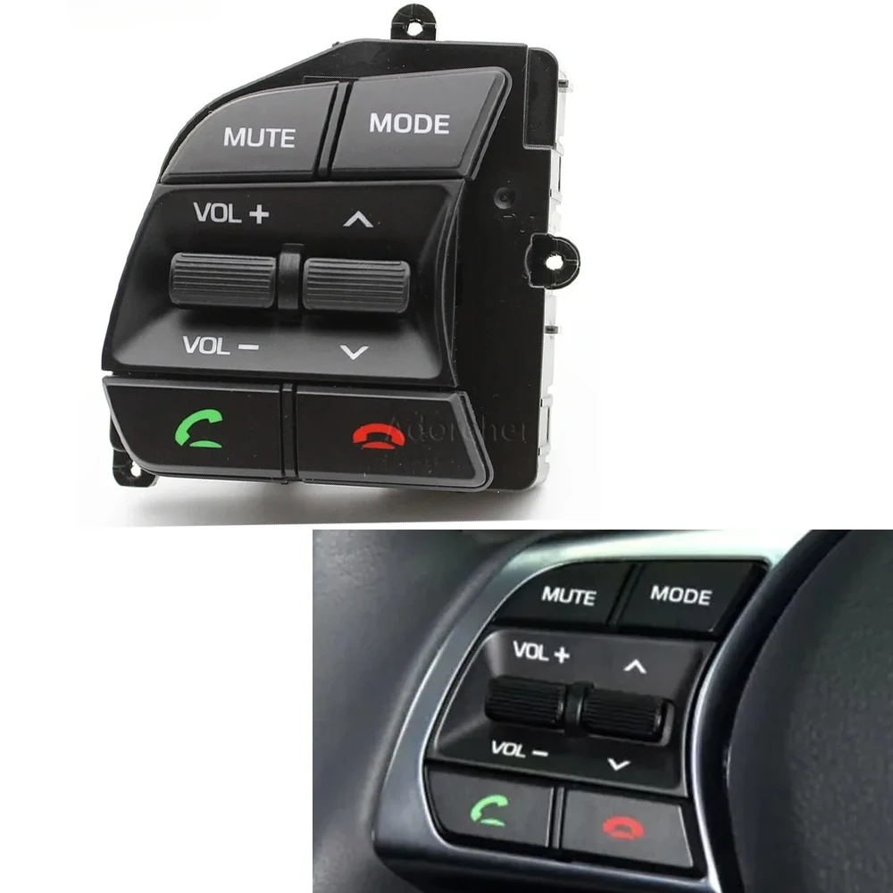 

1PC Fit for Hyundai Sonata2016-2018 Car Cruise Control Switch Left Side Steering Wheel Multifunctional Cruise Control Switch