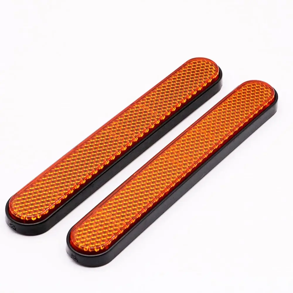 2pc Motorcycle Universal Front Lower Fork Reflector Sticker Rear Saddlebag Reflective Cover For Harley Sportster 883 view 4