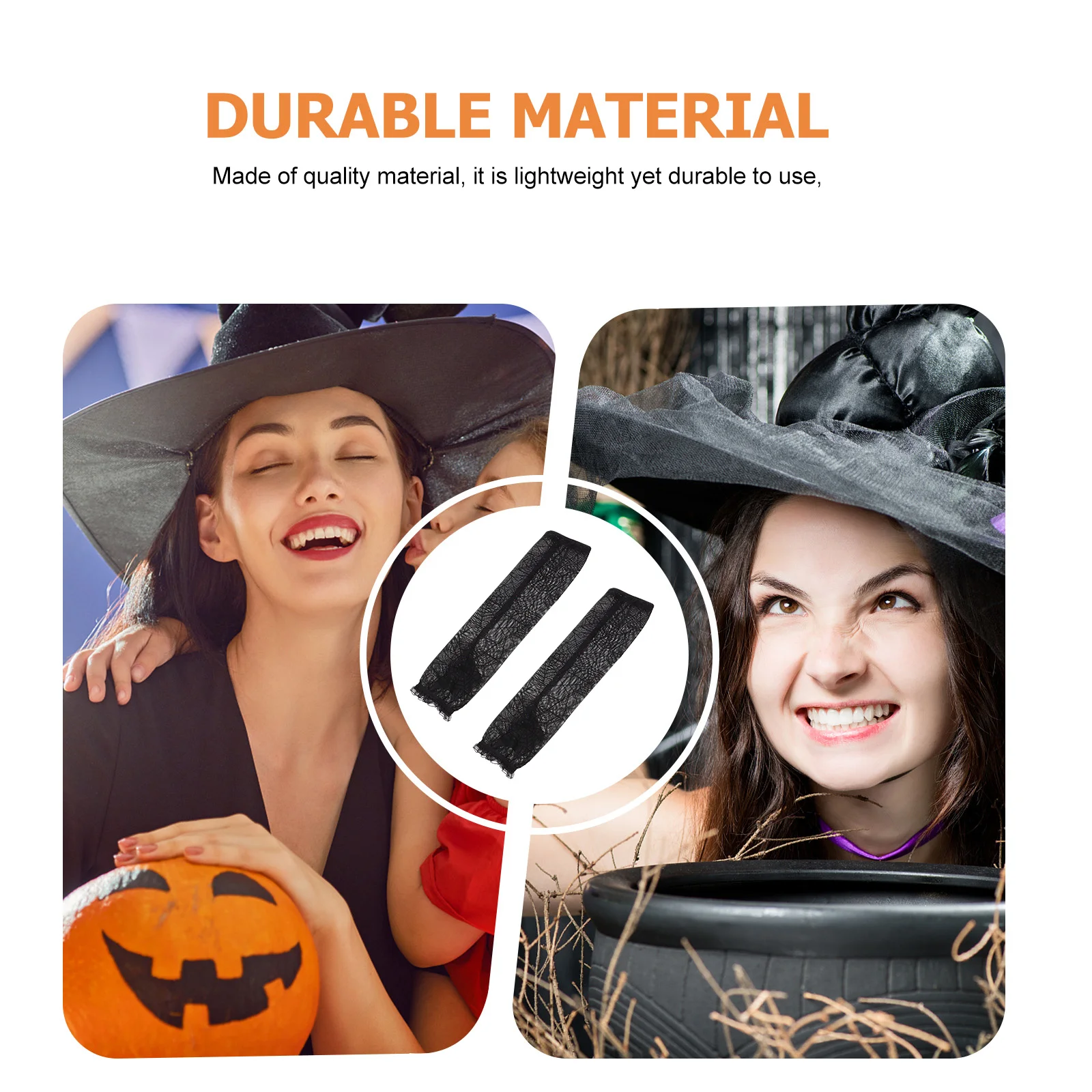 

1 пара перчаток с паутиной на Хэллоуин, кружевной костюм без пальцев, костюм для косплея, товары для вечеринок, уникальный привлекательный дизайн, перчатки с паутиной