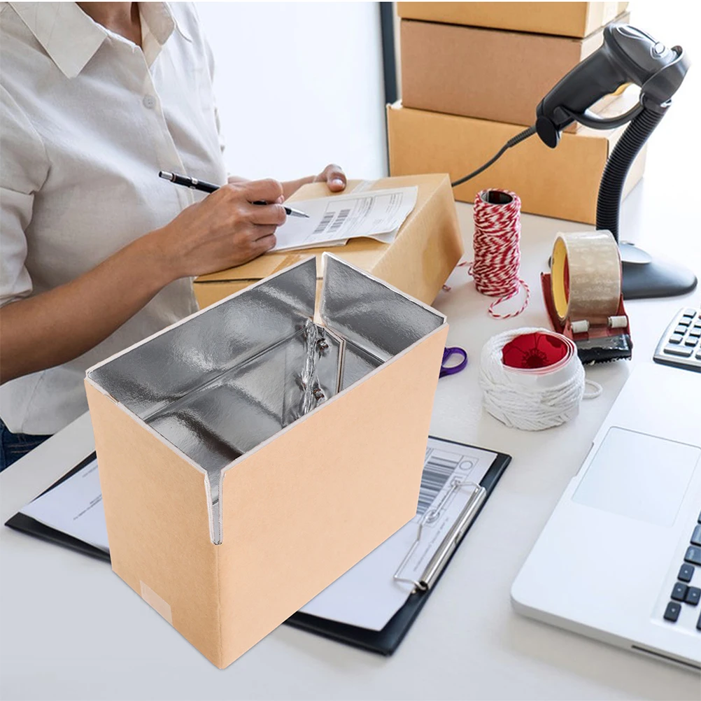 Insulated Transport Seafood Packaging Corrugated Cardboard Boxes Large Mailer Refrigerated Shipping Supplies Takeaway Insulated