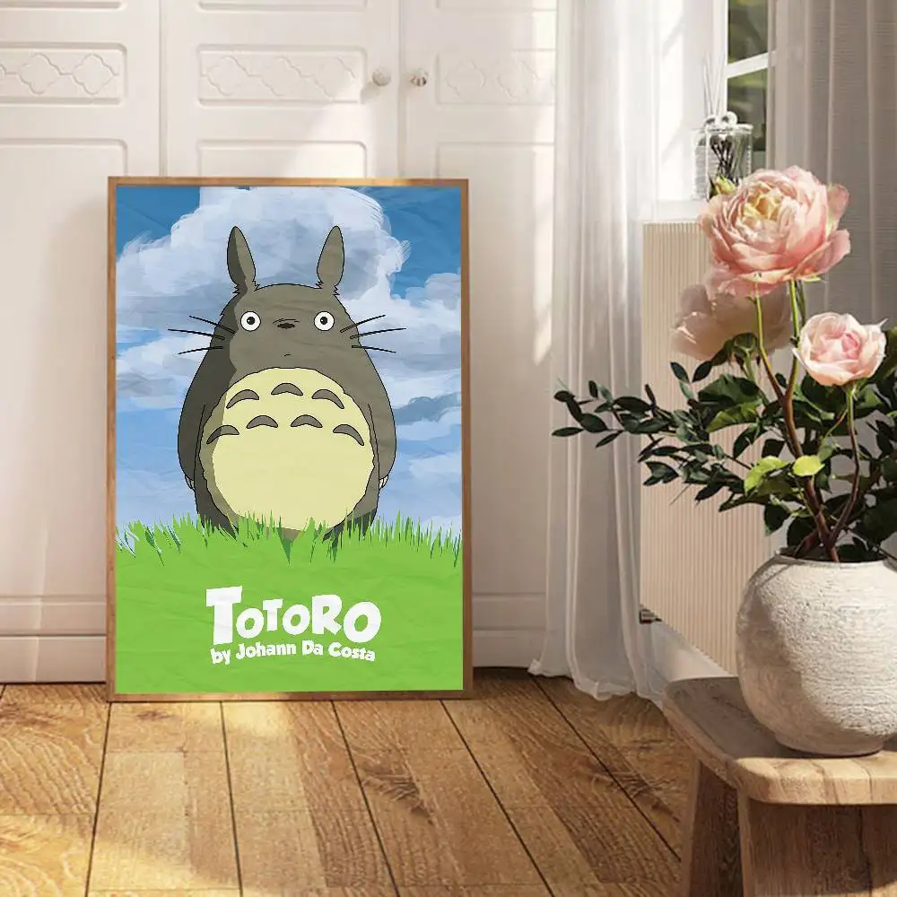 T-Totoro ملصقات الفيلم اللاصقة غرفة خمر المنزل بار مقهى ديكور غرفة جدار ديكور