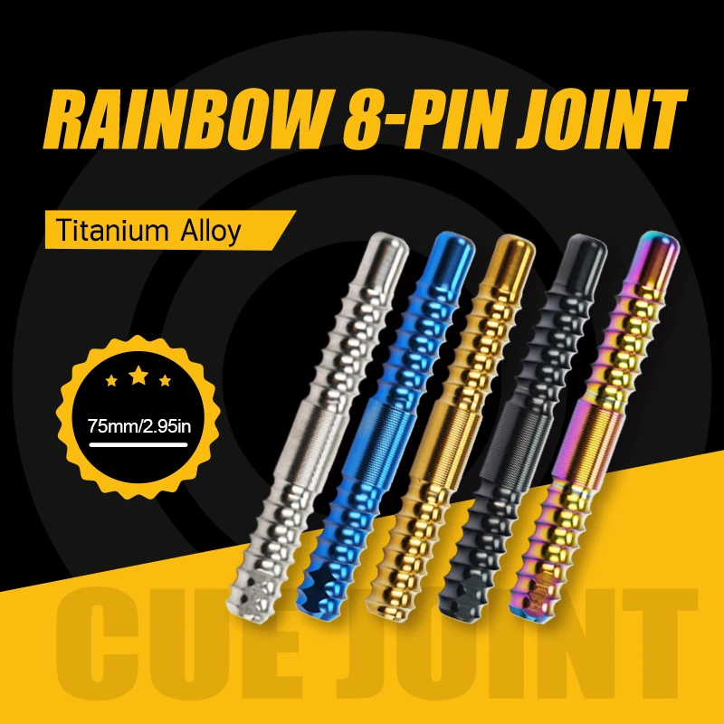 

3/8*8 шарнирный полированный кий из нержавеющей стали для бильярда, аксессуары, фитинги для валов