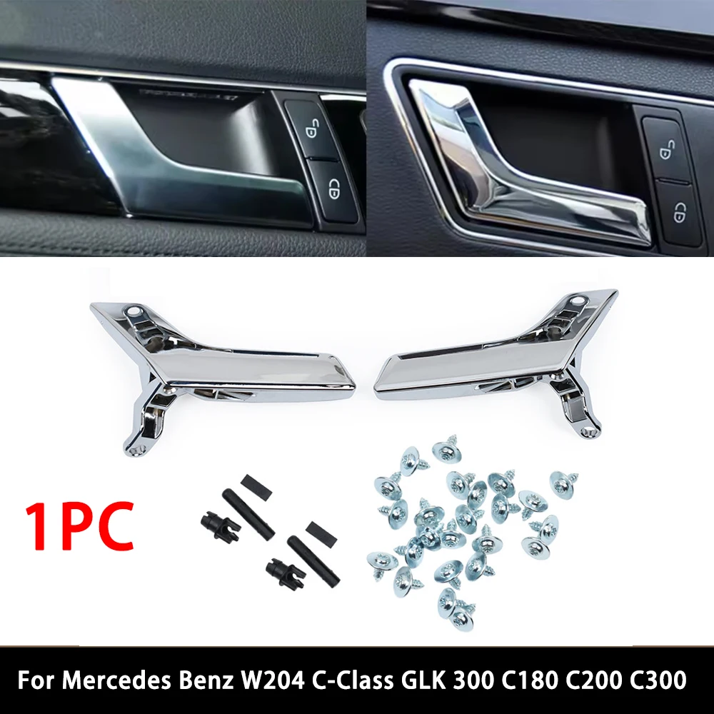Für Mercedes Benz W204 C-Klasse GLK 300 C180 C200 C300 Neuer Verbesserter Innenraum-Chrom-Türgriff Auto-Zubehör