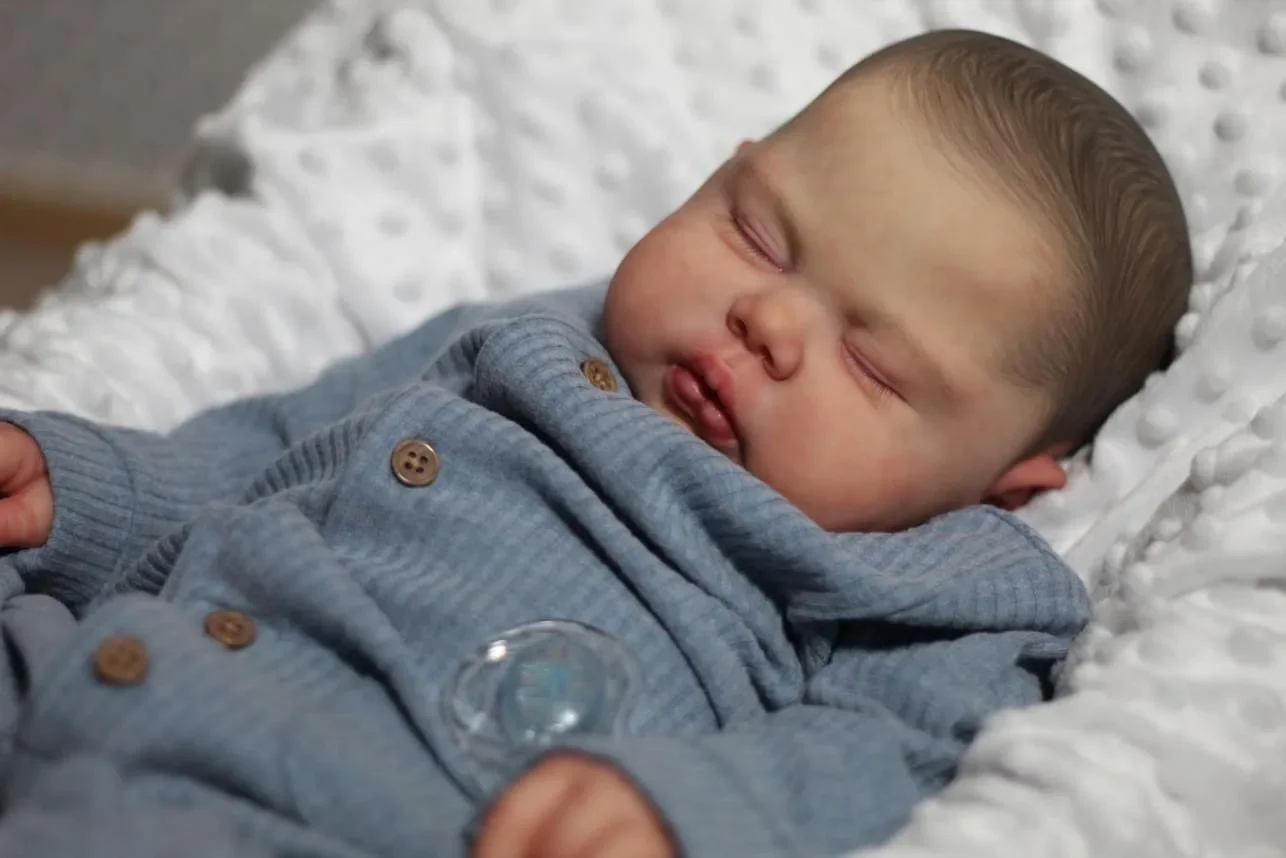 24 pouces cornichon réaliste Reborn enfant en bas âge peint à la main cheveux 3D peau plusieurs couches bébé poupée d'art à collectionner