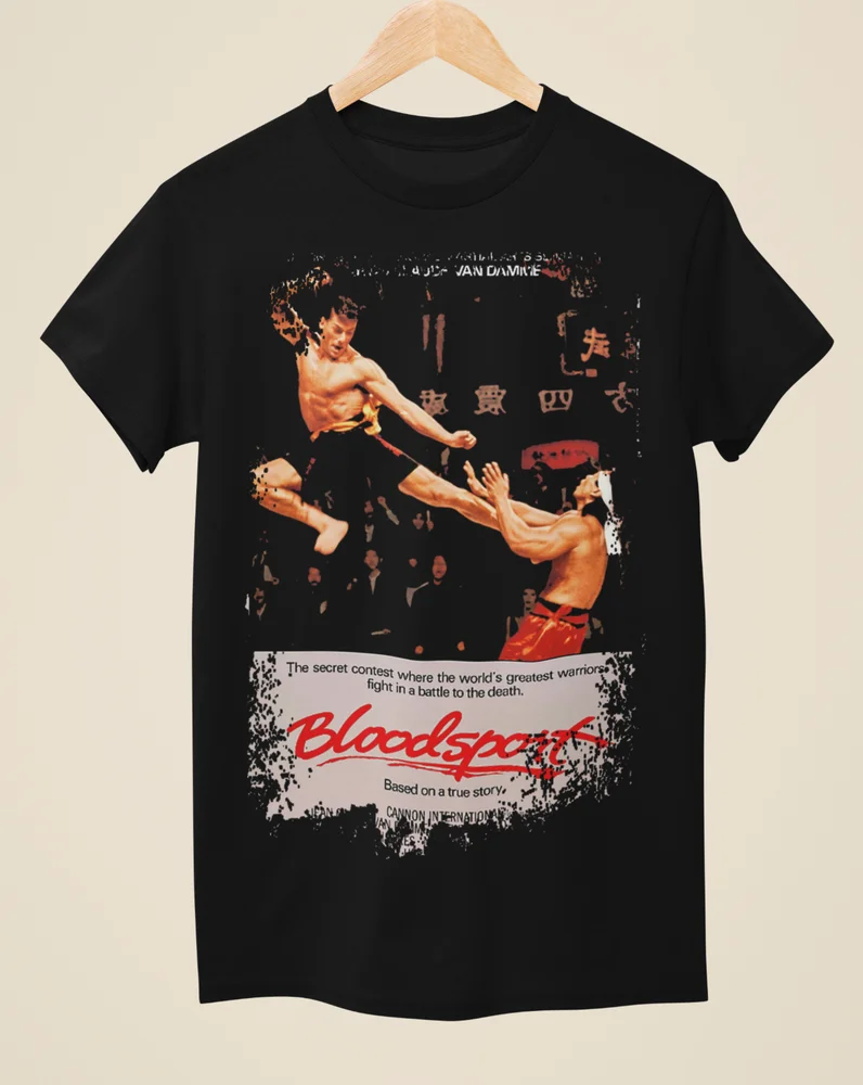 

Bloodsport - Movie Poster Inspired Unisex Black T-Shirt