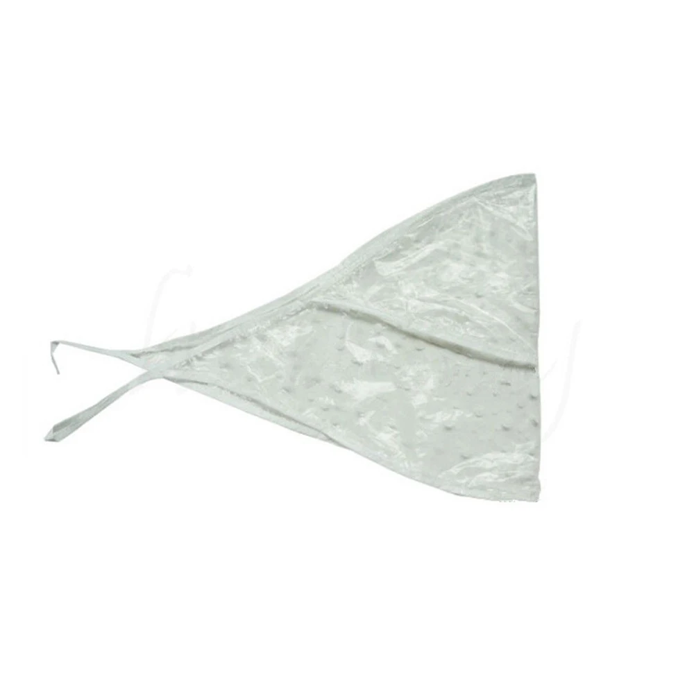 Reusable Transparent Rain Cap Hat Hood Bonnet Hair