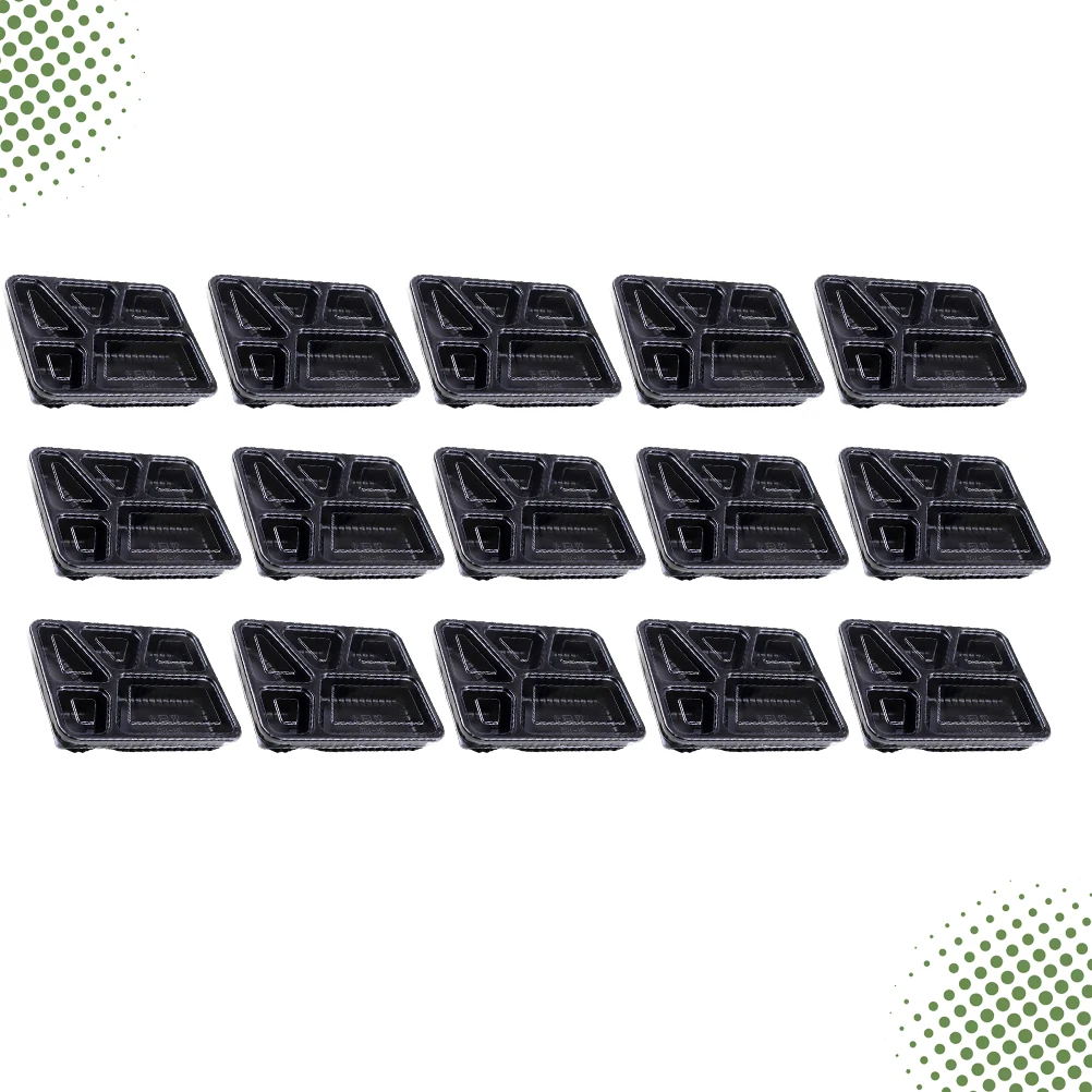 

15 Pcs Food Prep Boxes Meal Containers with Lids Airtight Kitchen Storage Compartment