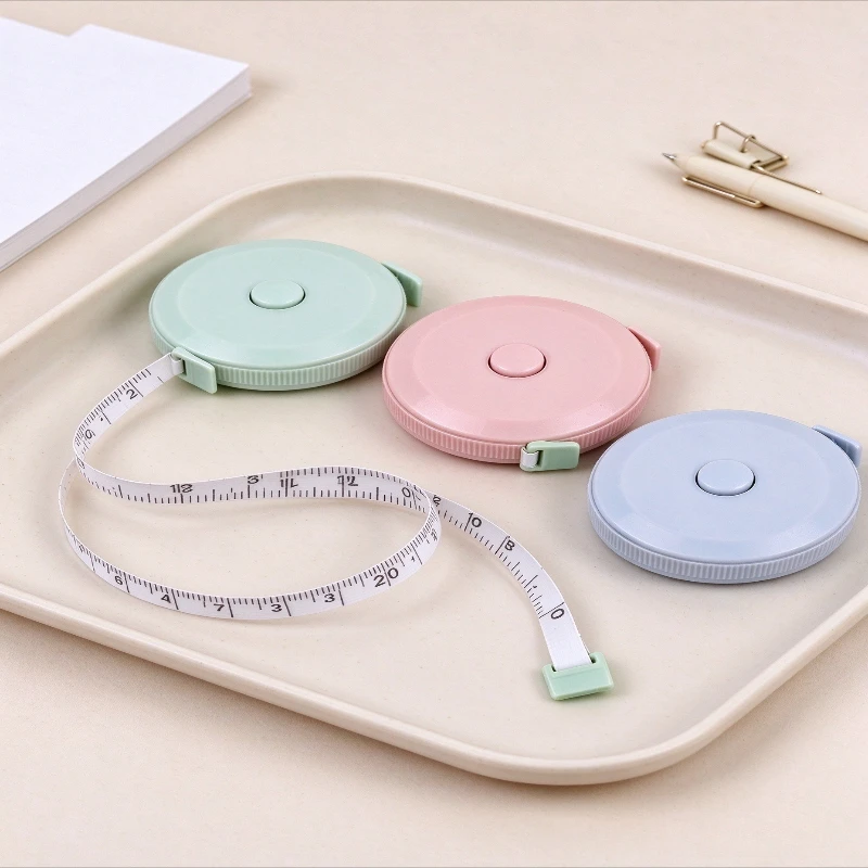 1/3PCS Retractable Soft Tape Measure Double Sided Body Measuring Tape Portable Sewing Tape Clothes Fabric Tailor Measurement