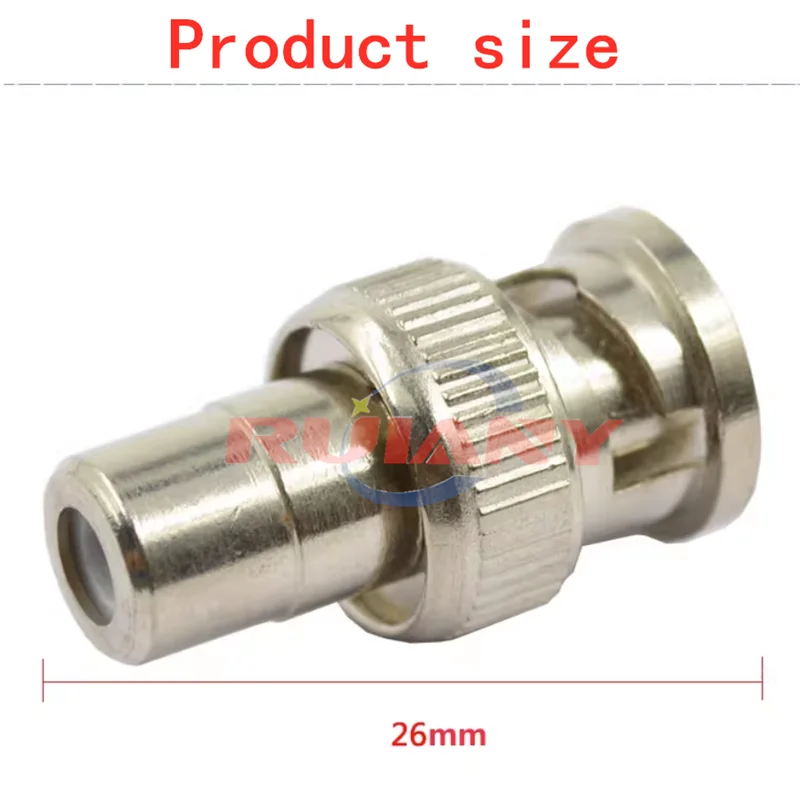 BNC para AV Monitoramento Áudio e Vídeo Rotor, Pure Copper Core, RCA Turning Lotus Mãe Cabeça, Q9