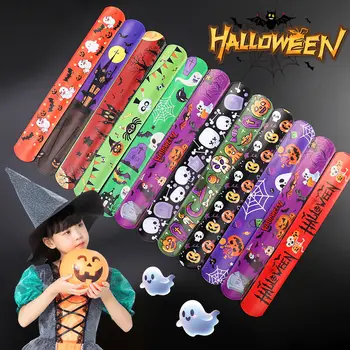 2026萬聖節拍拍手環 1/5/10/20/50裝 南瓜精靈手環 兒童派對節日禮物 聖誕禮物 10 最佳銷售 大量派對禮品 - №1