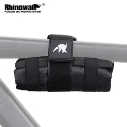 Rhinowalk Bicycle Tool Bag Front Top Tube Frame Bag Saddle Bag Burrito Pack Pouch Cycling Black MTB Road Bike Rear Accessories