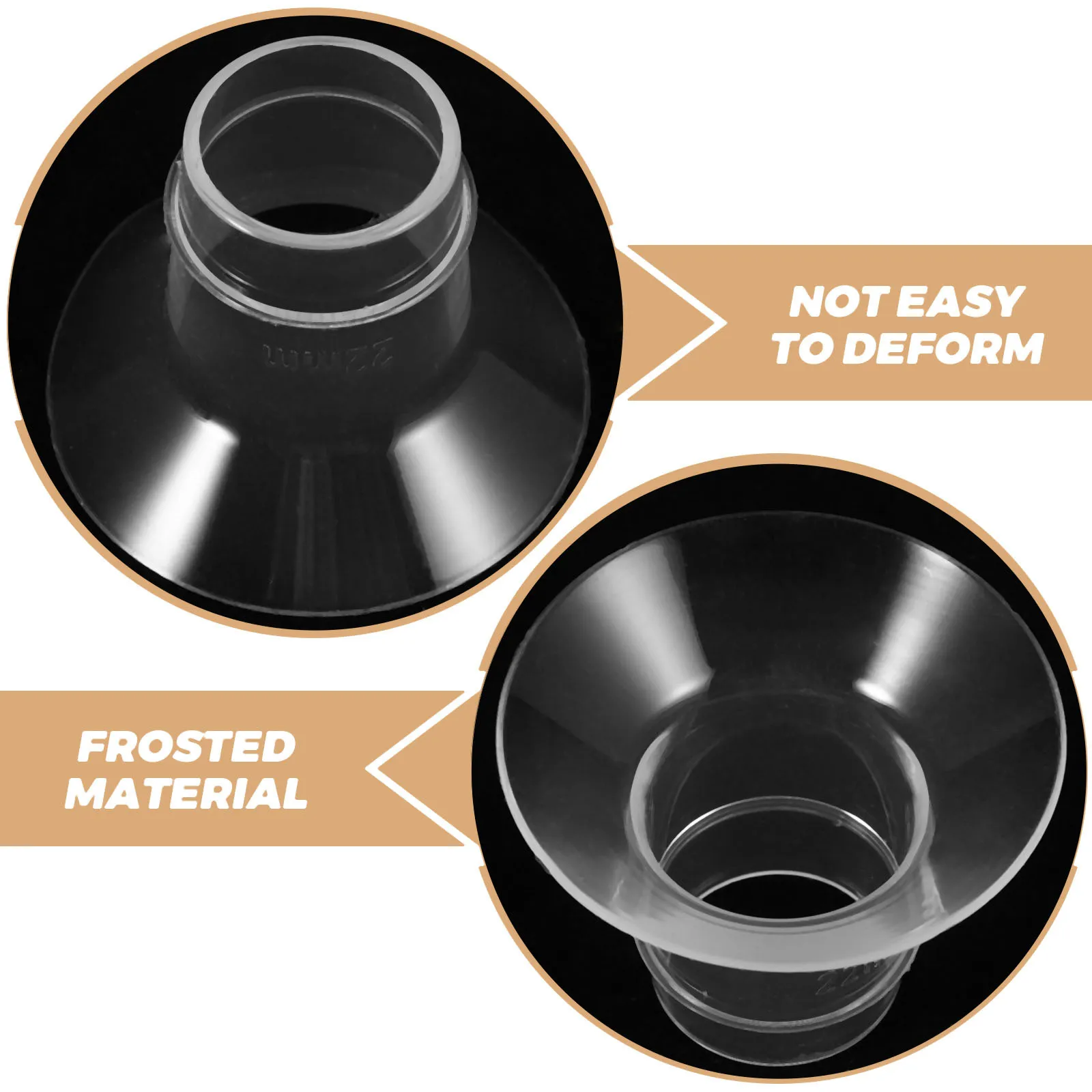 6 шт. фланцевые вставки для молокоотсоса, сменные силиконовые носимые мягкие для удобных насосных принадлежностей, вставка для молокоотсоса