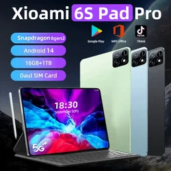 Global Version Original Pad 6S Pro HD 4K Android 14 Snapdragon gen2 11inch 16GB+1TB 10000mAh Tablet PC 5G Dual SIM WIFI Mi Tab