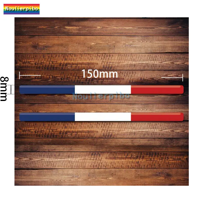 

French Flag Badge Logo Dome Sticker 3D Car Sticker Gel Cover Decal Car Laptop Vinyl Waterproof Mobile Phone Truck Decal