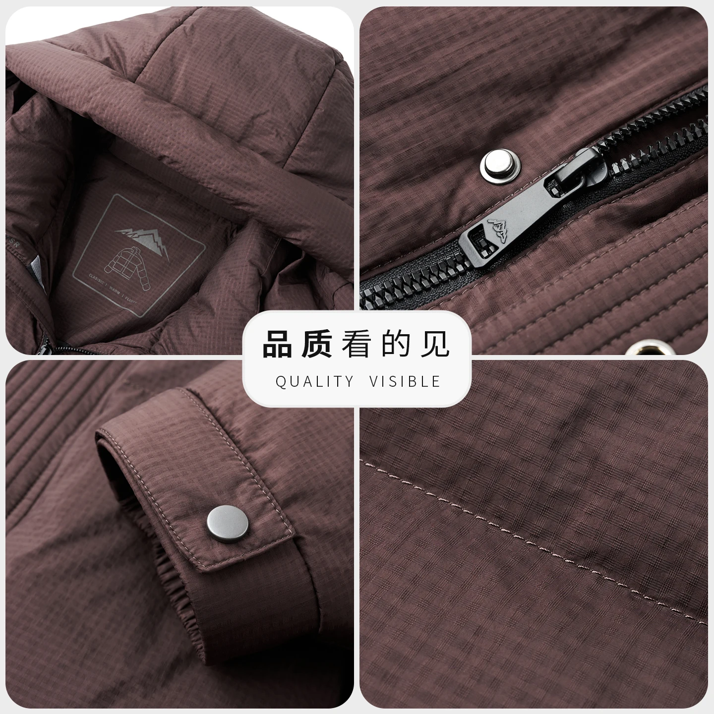 عالية العلامة التجارية 90% الأبيض بطة أسفل معطف 2025 الرجال الشتاء الرياح واقية سترة منفوخة في الهواء الطلق هود سترة معطف دافئ جاكيت زيبرا #3